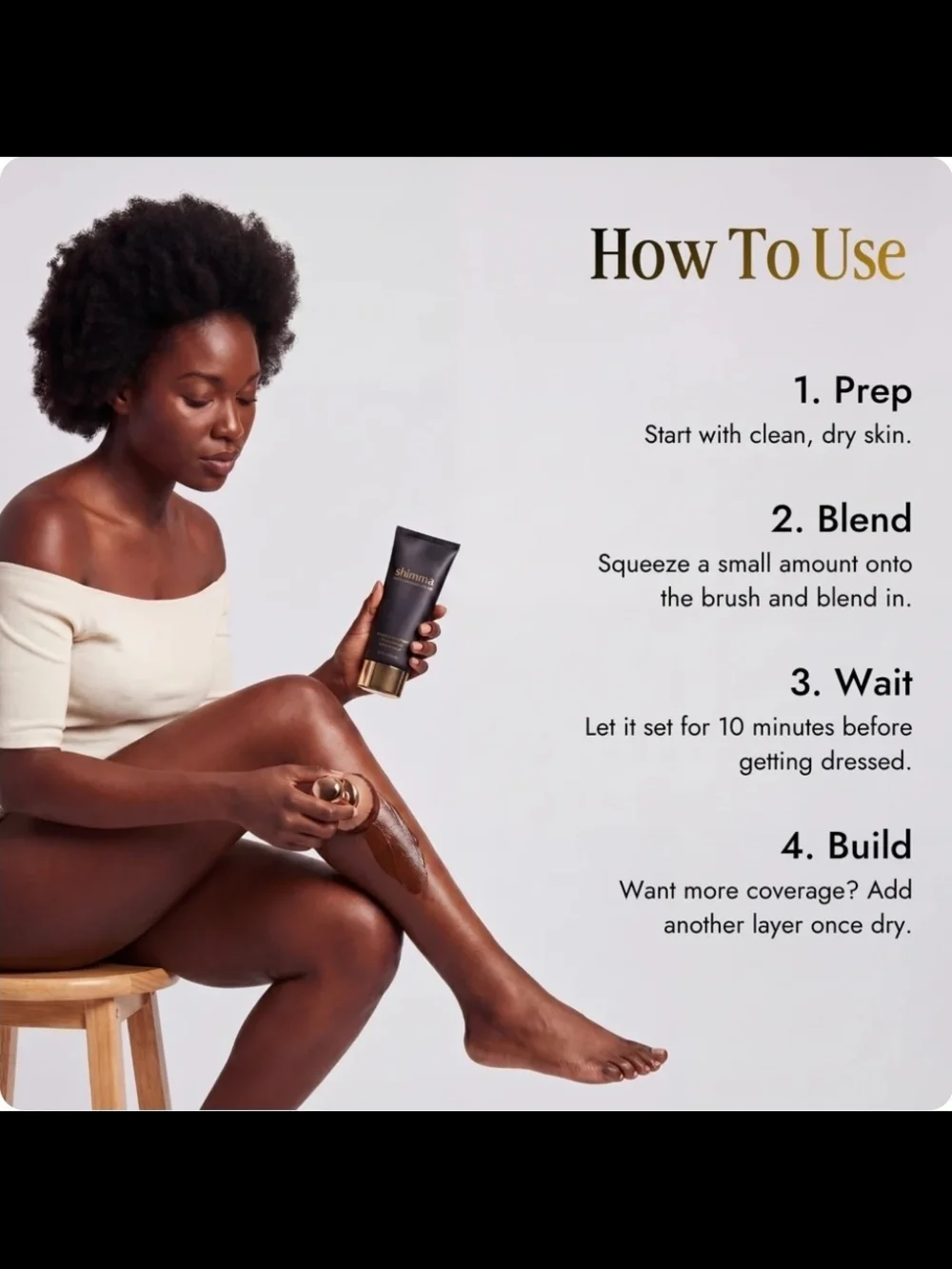 Shimma Body Coverage Cream - Honey Shade